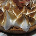 Tarte meringuée à la rhubarbe