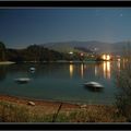 Nuit de pleine lune Lac de la Gruyères, novembre