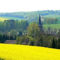 Campagne au printemps 