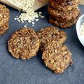 Biscuits croustillants aux flocons d'avoine et pépites de chocolat
