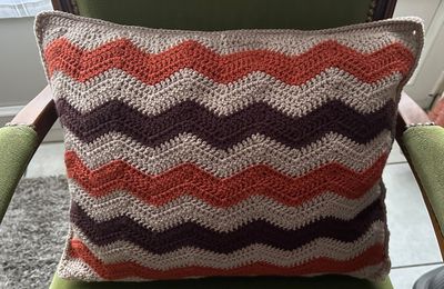 Coussin chevron