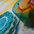 Sous-verres au crochet...