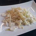 Salade de chou blanc "à la chinoise"