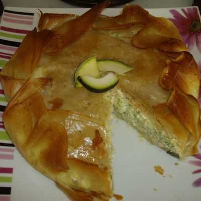 PASTILLA DE COURGETTE AU CHEVRE