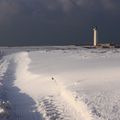 Voyage au bout du monde......Antifer sous la neige