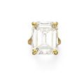 A 27.94 carats rectangular-cut diamond ring