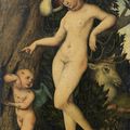 Lucas Cranach the Elder (Kronau 1472-1553 Weimar), Venus with Cupid stealing honey