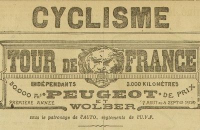 Tour de France des Indépendants 1910 (ou Tour de France Peugeot-Wolber)