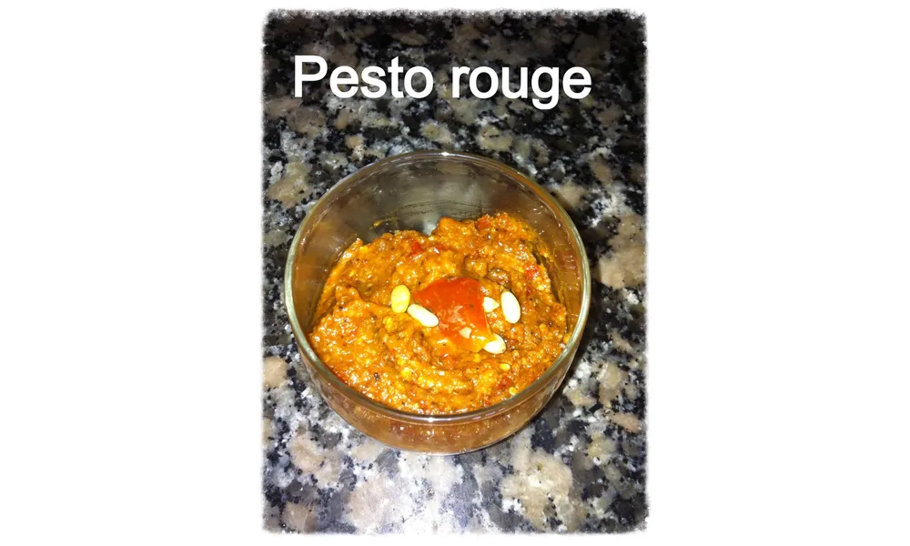 Pesto rouge au Cookin