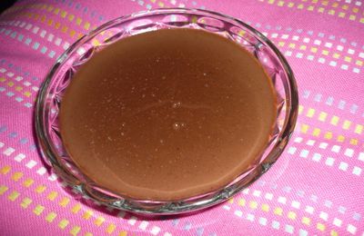 Panna-cotta chocolat