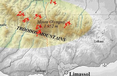 Chypre, région du Troodos