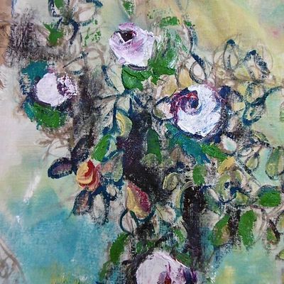 ... J'adore peindre les fleurs ! détails... 