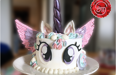 Le Gâteau Licorne (aux pommes et caramel au beurre salé)