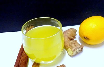 Infusion écorces de combava, gingembre, cannelle  et curcuma 