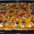 Pizza jambon, champignons & poivrons (9 PP)