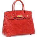 Crocodile 'Birkin' bags. Hermès, 2009 & 2010
