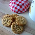 Cookies aux perles de chocolat et flocons d'avoine