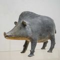 Pottery Pig figure, Eastern Han dynasty, 1st century BC