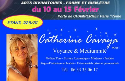 CATHERINE CAVAYA AU SALON PARAPSY