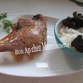 Cuisses de canard à l'érable riz carnaroli et champignons noirs, bonne journée de la femme vendredi