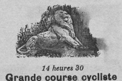 Course cycliste Belfort Ballon d'Alsace Belfort, le 17 août 1919