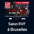 Salon de la RVF à Bruxelles, les 6 et 7 novembre 2010