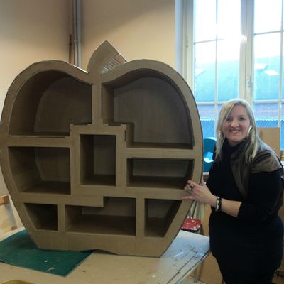 stage meuble en carton