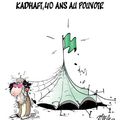 Kadhafi, 40 ans de pouvoir - par Dilem - 9 septembre 2009