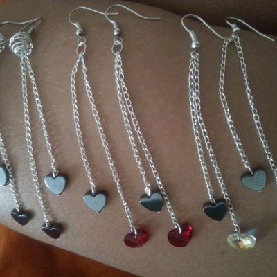 pendants d'oreilles