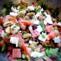 Salade de pastèque, tomates & féta