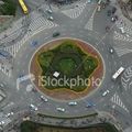 Rond-point à Shangaï (Chine)