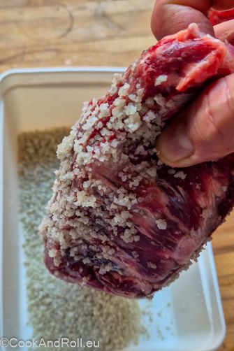 Boeuf séché au frigo dry cured beef