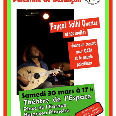 Concert de Fayçal Quartet samedi 30 mars au Théatre de l'Espace