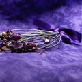 Bracelet "Rayon violet" 