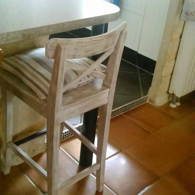 Aujourd'hui atelier bricolage .... Envie de relooker ma cuisine ...