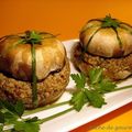 Macarons de champignons aux herbes