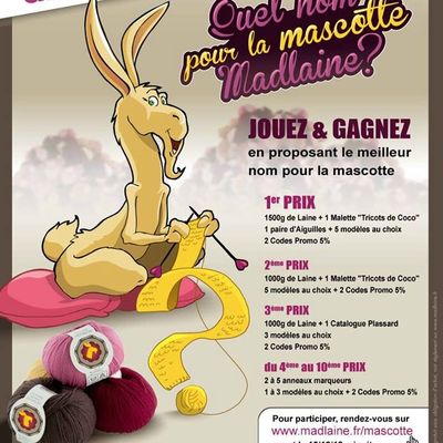 Et si vous donniez un nom à la mascotte ? 