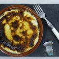 Gratin de brandade à la compotée d'artichaut et pélardons