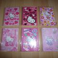 Petits carnets à spirales Hello Kitty ( 4 )