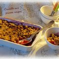 ღ " Miam " Crumble aux prunes rouges et à la menthe