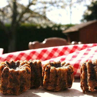 Cannelés poireaux pruneaux sans oeufs