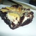 Brownies façon cheescake marbré