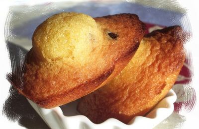 Traditionel revisité : Madeleines à bosses au miel et à l'ananas confit de P&P