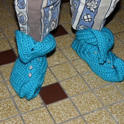 Une tricoteuse de talent