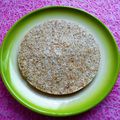 pancake diététique protéiné noix de coco au son d'avoine et psyllium (allégé, sans beurre ni oeuf ni sucre et riche en fibres)