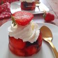 Aspics aux fruits et chantilly mascarpone 