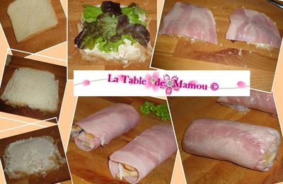 Makis jambon pain de mie