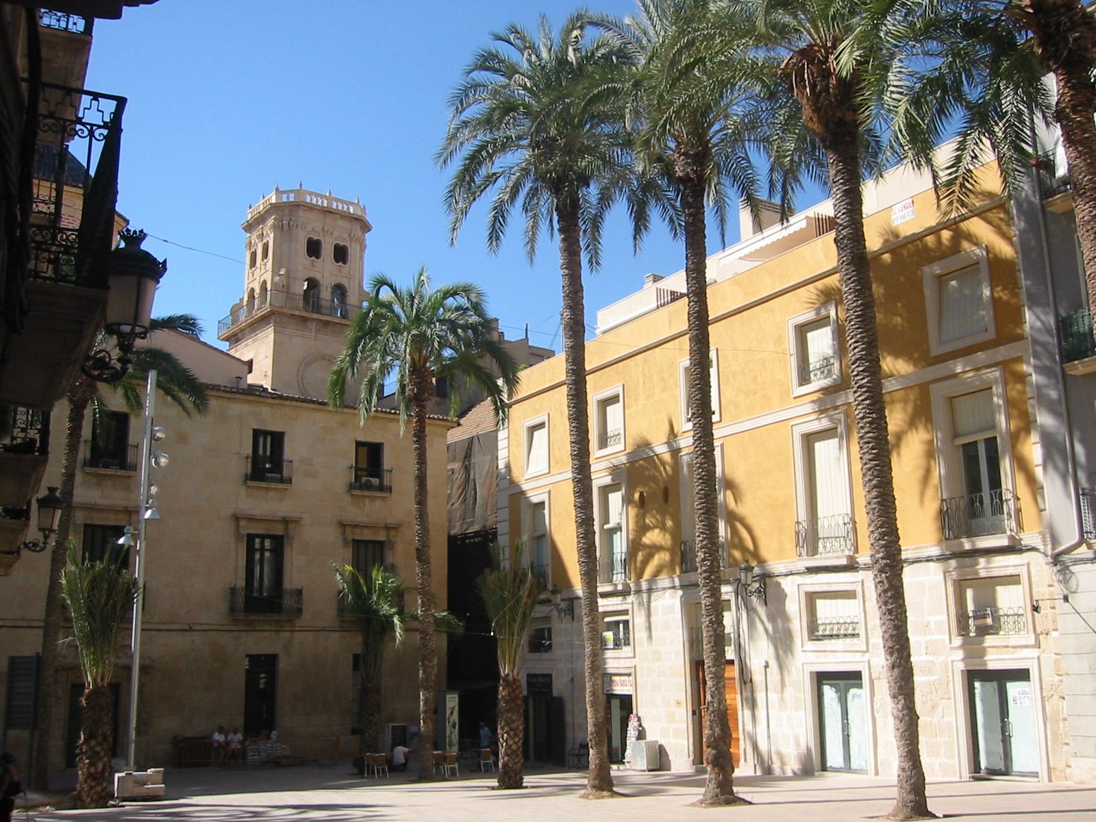 Alicante, Place Santísima Faz vieille ville, 10 août 2005