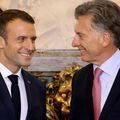 Macri con Macron en la Casa Rosada   