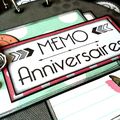 Kit Mémo Anniversaires pour la Scraposphère